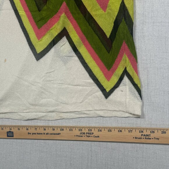 Sport Missoni Sleeveless Chevron Knit Dress Pink Multicolor Midi Size XS - Picture 15 of 16